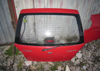 Klapa tylna bagażnika Daewoo Matiz czerwona 73l friend bez lotki Klapa tylna bagażnika Daewoo Matiz czerwona 73l friend bez lotki