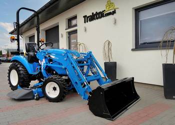 LS Tractor XJ25 HST 4x4 - 24.4 KM / IND + kosiarka LS LM1160 + ładowacz cz…