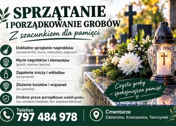 Sprzątanie i porządkowanie grobów | Krzeszowice, Zabierzów, Tenczynek