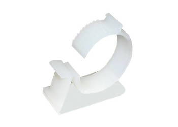 uchwyt kabli samoprzylepny biały 11-13,3mm 10szt