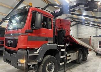Wywrotka 6x6 wywrotka bordmatic z dzwigiem Man