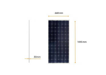 Victron Energy BlueSolar Monocrystalline Panel 150 W SPM04150120