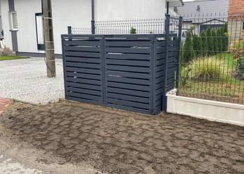 Osłona kosza na śmieci, domek narzędziowy ,