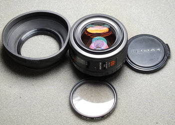 Obiektyw SMC Pentax-F 50mm f/1.4 stan optyczny Idealny