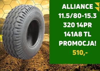 NOWE OPONY ALLIANCE 11.5/80-15.3 320 14PR 141A8 TL opona All