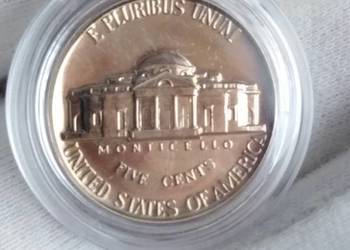 Moneta 5 centów Jeferson USA 1958