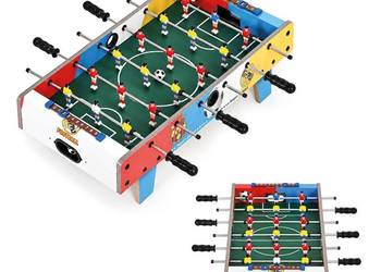 Stół do gry w piłkarzyki ECOTOYS dla dzieci 3+ kompaktowy 6 drążków