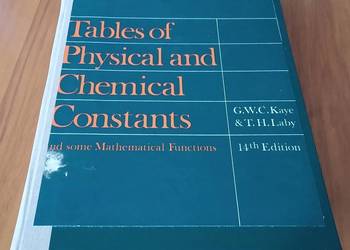 Tables of physical and chemical constants Kaye Laby