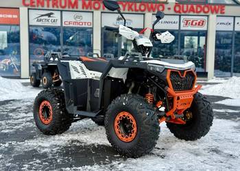 QUAD ASIX GRIZZLY 125CC 8'' 1+1 BIAŁO-POMARAŃCZOWY DLA DZIECI 14KM