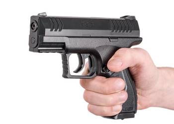 Pistolet wiatrówka Co2 Umarex XBG + zestaw startowy