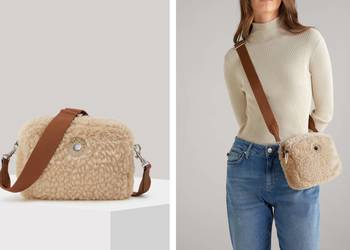 Torebka Damska JOOP NOWA Brązowa Baranek