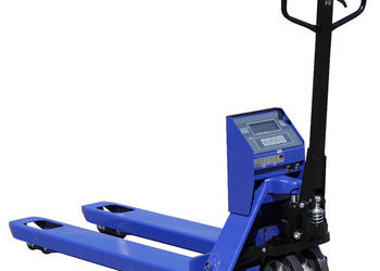 Wózek widłowy ręczny paletowy z wagą KPZ 71-9. POLSKI.