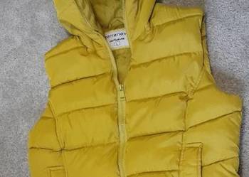 Żółta kamizelka bez rękawów