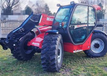 Manitou, ładowarka teleskopowa, nowe opony