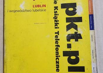 Stara Książka telefoniczna Lublin i województwo lubelskie. Rok 2008.