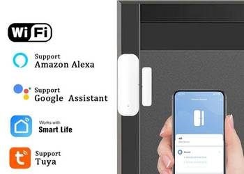 SMART WI-FI czujnik otwarcia drzwi lub okna.