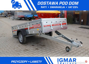 Przyczepka samochodowa 264x150 cm DMC 750 kg uchylna