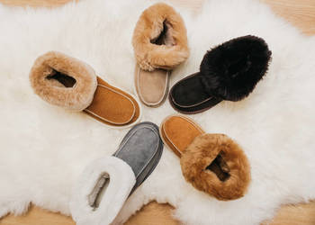 Kapcie ze Skór Owczych  PRODUCENT Slippers Made Sheepskin