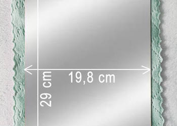 Deska do krojenia stal nierdzewna, plus ściereczka 19,8x29x0,1cm