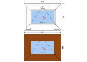 Nowe okna zew. złoty dąb 610x440