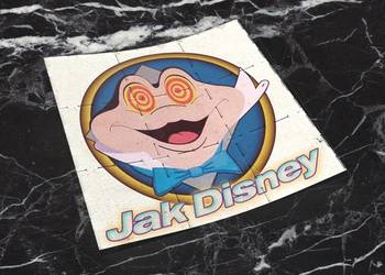 Naklejka K13 + JAK DISNEY 8 x 8 cm problem pro8l3m