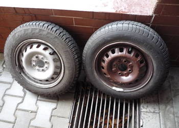 Koła 13 z oponami zimowymi 135/80/13 do fiat uno cinquecento seicento 4 szt