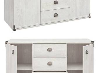 Komoda BRW Black Red White Indiana 2D4S – stan idealny