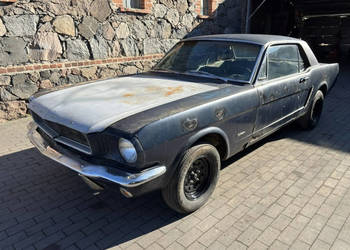 Ford Mustang Ford Mustang Coupé 1965 #110 Do Odnowienia, Silnik na Chodzie…