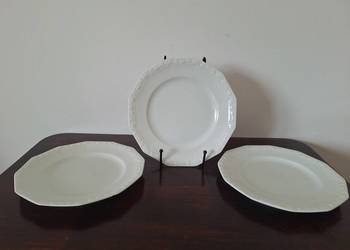Rosenthal Maria Biała Komplet 3 talerzy 20 cm