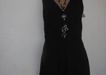 sukienka czarna MANGO S 36 vestido norita