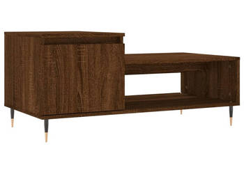 Stolik kawowy brązowy dąb100x50x45 cm materiał drewnopochodny WM-830827