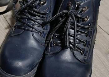 trampki chłopięce rozmiar 38 zimowe ciemny granat