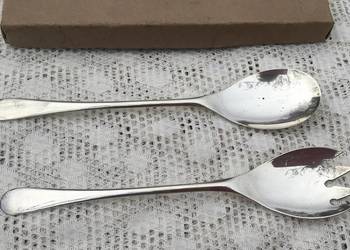 Posrebrzany komplet do sałatek Vintage Anglia Posrebrzany komplet do sałatek Vintage Anglia