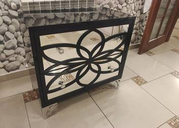 Szafka nocna, komoda, szafeczki, wysoki połysk czarna/biala