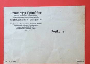 ( 2562 )  Kartka Pocztowa Stettin