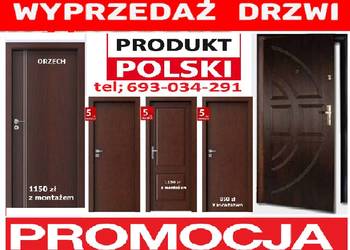 Drzwi zewnętrzne do mieszkania w bloku z MONTAŻEM