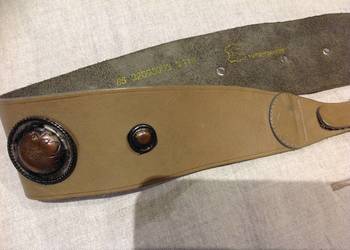 Pasek Skórzany Damski rozm S-S/M skóra naturalna