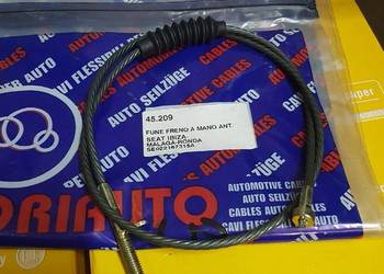 Linka hamulca ręcznego przód L/P (925mm) SEAT IBIZA I, MALAG