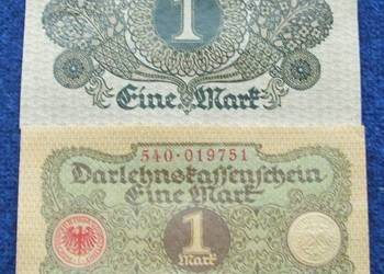 STARE NIEMCY 1 MARK 1920 ROK Kolekcjonerski - 1 szt UNC