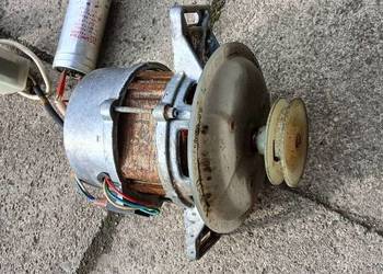 Silnik pralki Frani z włącznikiem, kondensatorem i przewodem