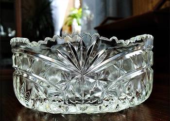 Stara Patera Szkło Kryształowe z lat 60' czasy PRL