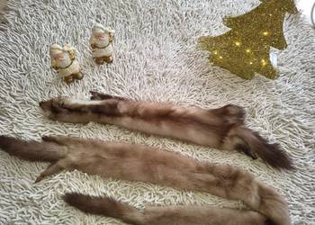 Szaliki z nutrii oraz z norek