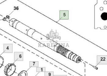 John Deere 8110 8210 8310 8410 Wał Skrzyni Biegów CZĘŚCI RE155969