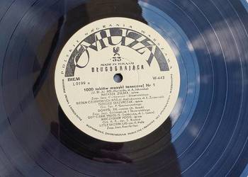 Płyty winylowe 25cm - "1000 taktów muzyki tanecznej Nr.1" plus dwie inne