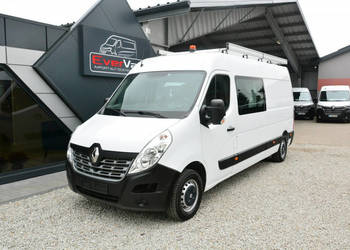 Renault Master 7 osobowy brygadówka doka max pełna opcja bagażnik
