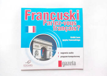 język francuski kurs na płycie cd, płyta cd krótki kurs języ