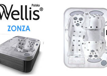 Wanna z hydromasażem spa jacuzzi Wellis Zonza 3 osoby
