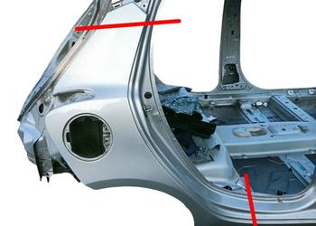 Lancia Ypsilon III 2011- BŁOTNIK TYŁ TYLNY PRAWY ĆWIARTKA 550B