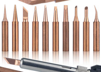 Zestaw Grotów Lutowniczych 900M | 10 Typów, Miedź, 6 mm