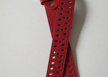 Pasek damski czerwony